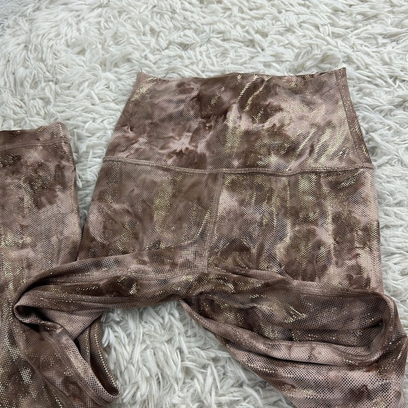 Lululemon Align High-Rise Pant 25" *Shine Diamond Dye Misty Shell Cacao Diffuse - Picture 2 of 6